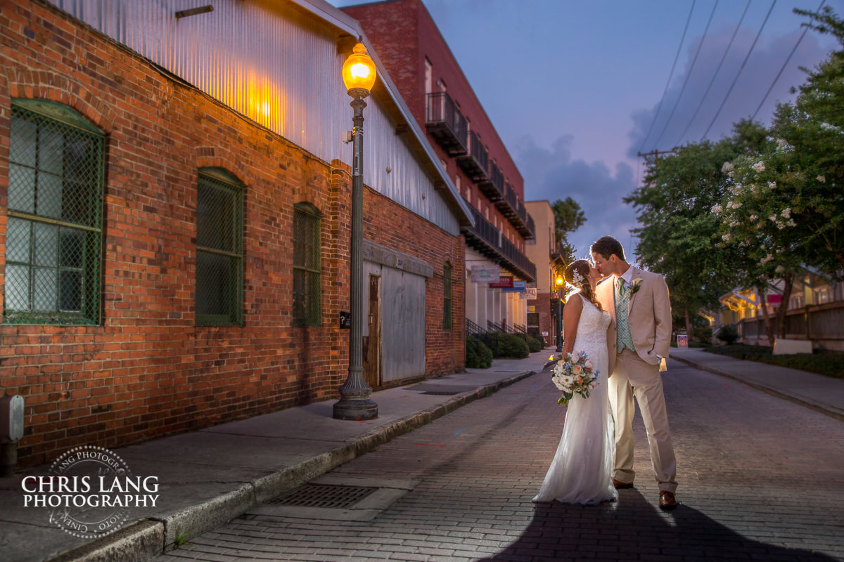128 South Wedding & Reception Venue - Downtown Wilmington NC - Wedding Photography by Chris Lang Photography - Wedding image - wedding ideas -  bride & groom