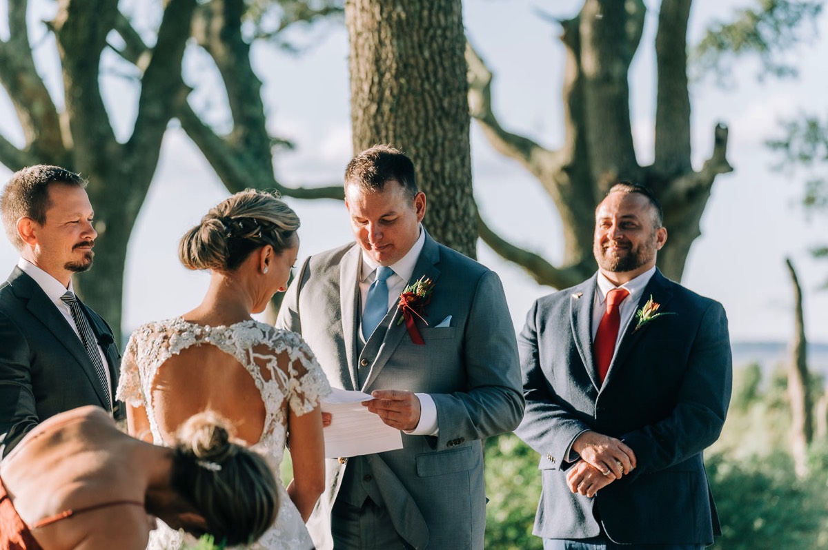 Fort Fisher Wedding Photographers - Ft Fisher Wedding Photography  - Outdoor wedding ceremony photo -   Fort Fisher North Carolina -  Wedding Photography - Wedding Ideas - Bride - Groom - Wedding Dress - Chris Lang Photography- Popular wedding location -  