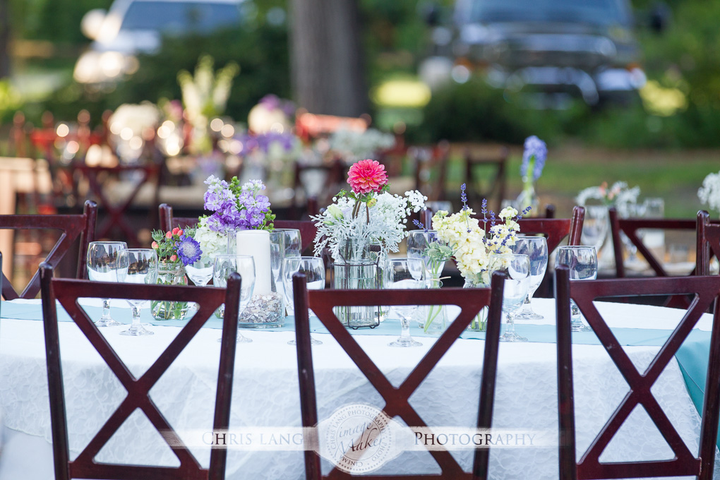 Image of wedding decorations at Poplar Grove Plantation - Southern Wedding Pictures