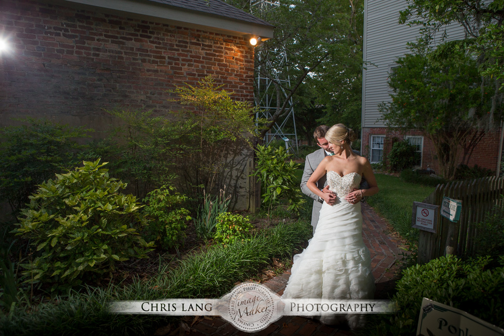 Bride & Groom at Poplar Grove Wilmington NC