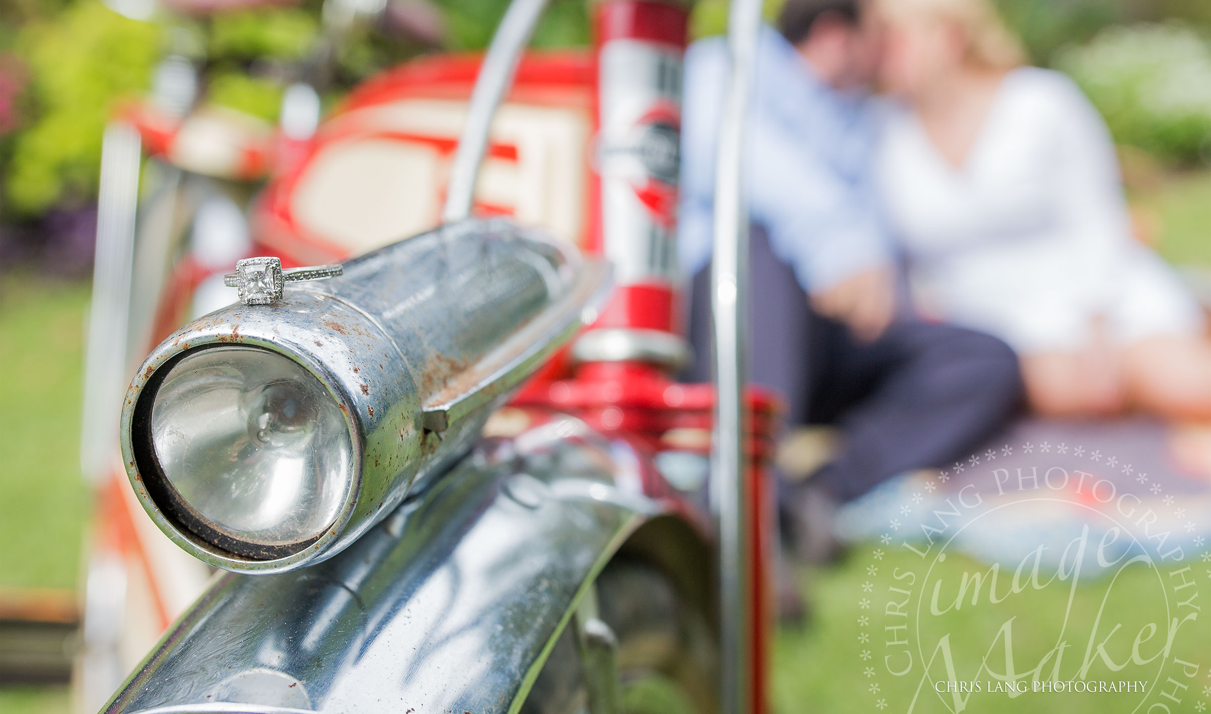 Image ofEngamgentsession at Airlie Gardens  - Wilmington NC Engagment Videography