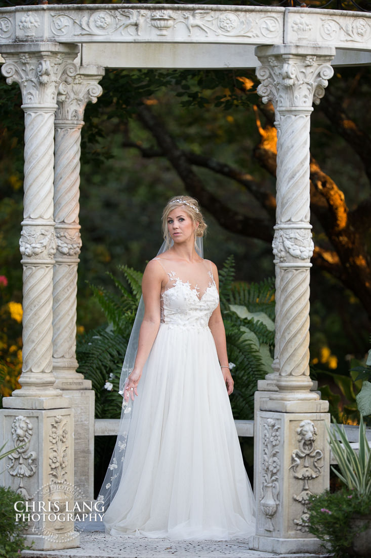 the arboretum - wilmington bridal portrait photography - photographers - bridal portraits - bride - wedding dress - ideas -
