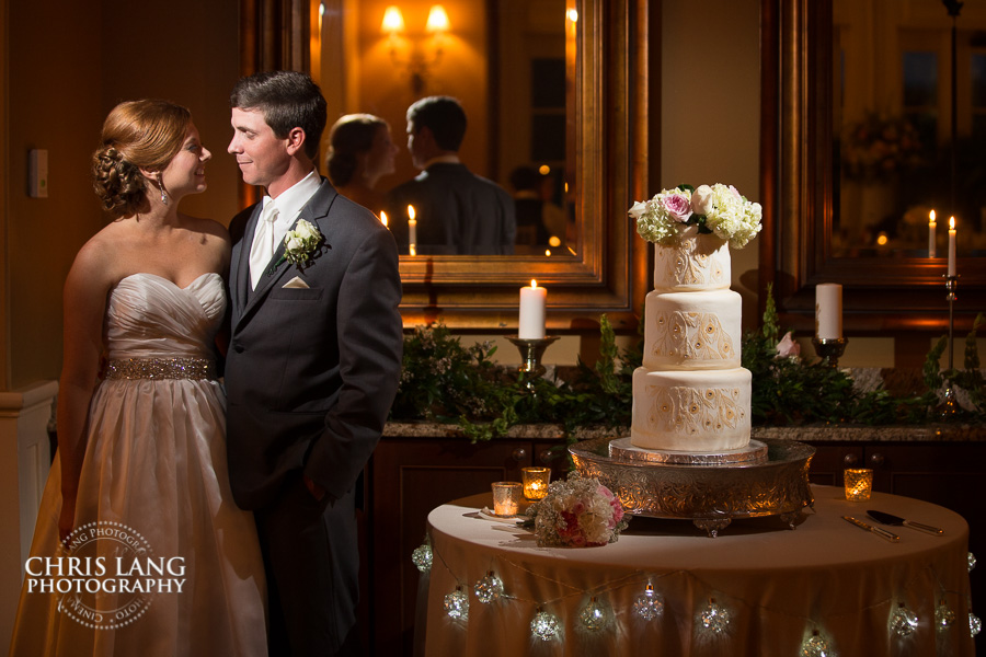 Image of Bride & Groom in the Grand Ballroom at River Landing