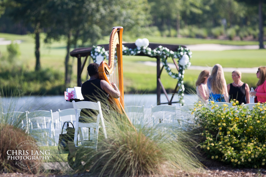 Wedding Ceremony at River Landing, Wallace NC - River Landing wedding Photographers
