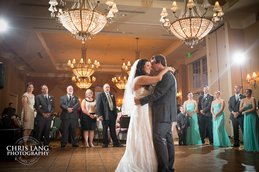 First dance in the grand ballroom at river landing, wallace nc