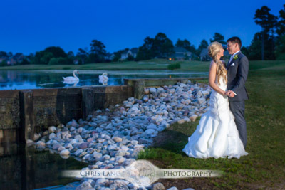 Country Club of Landfall Weddings -  Wedding Photography - bride & groom - Chris Lang Weddings