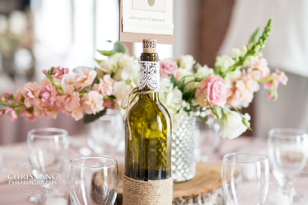 image of wedding details at the river room in wilmington nc - wedding venues - wedding photography
