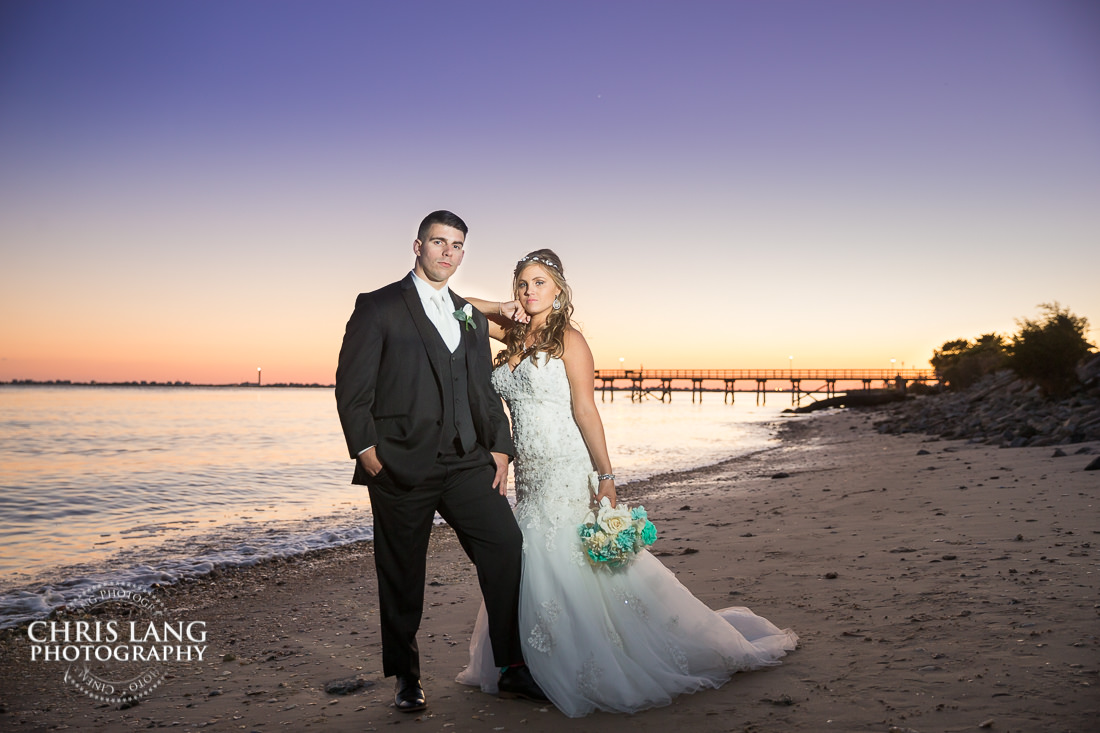 nc beach weddings - bride & groom photo - bride & groom photo ideas - bride & groom photography - wilmington  nc wedding  wedding photography