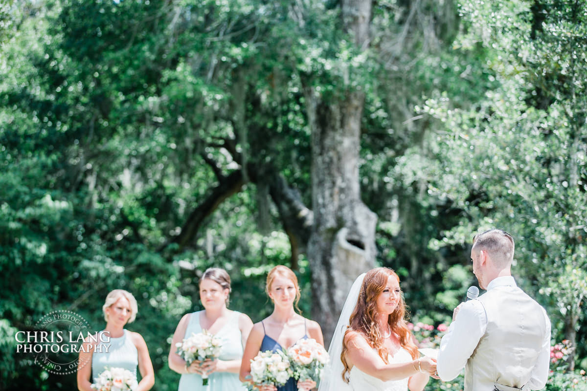 airle gardens wedding ceremony - wilmington nc wedding photography