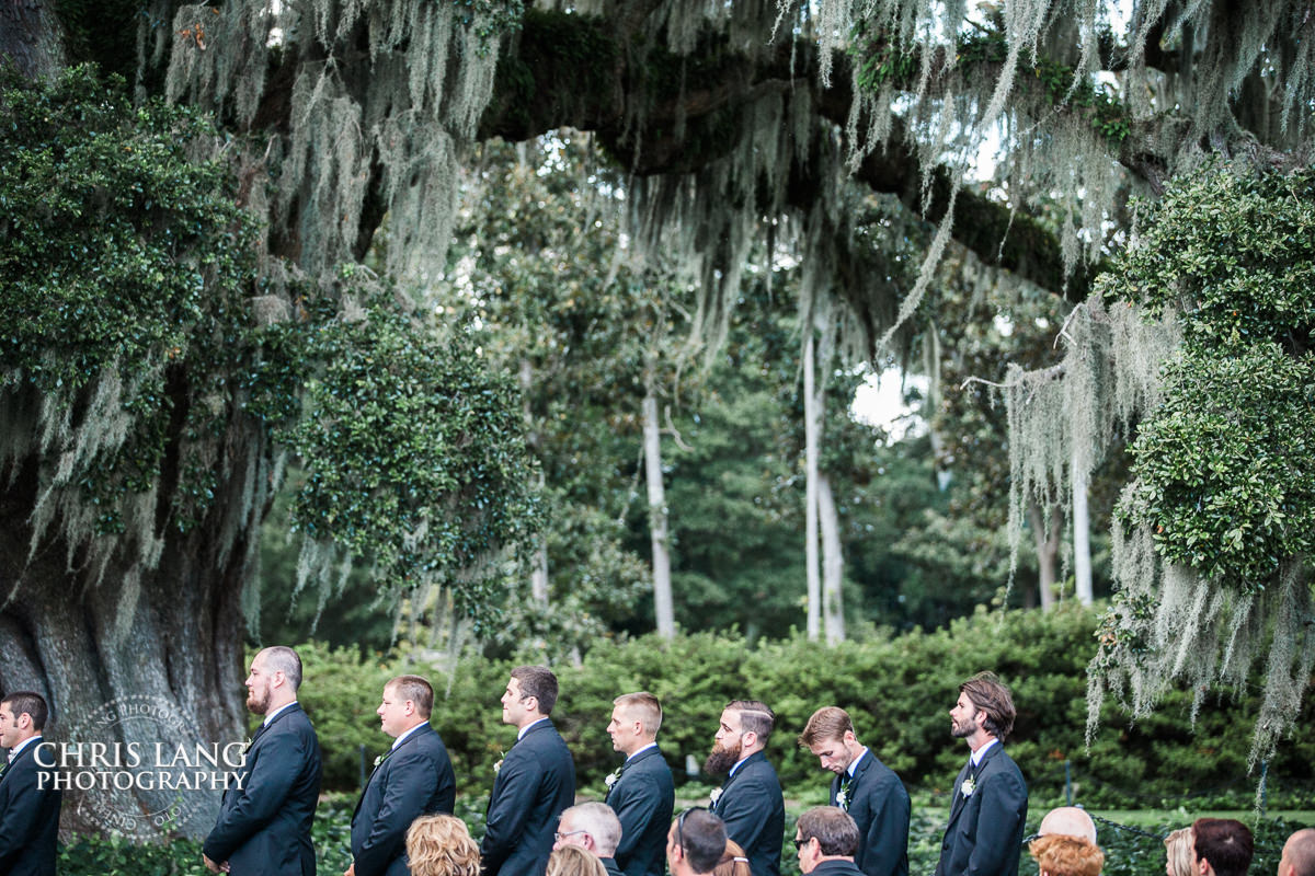 Airlie Gardens  Weddings - Wimington NC -Wedding ceremony photo - Wedding ceremonies - bride - groom - bridal party - wedding ceremony photography - ideas