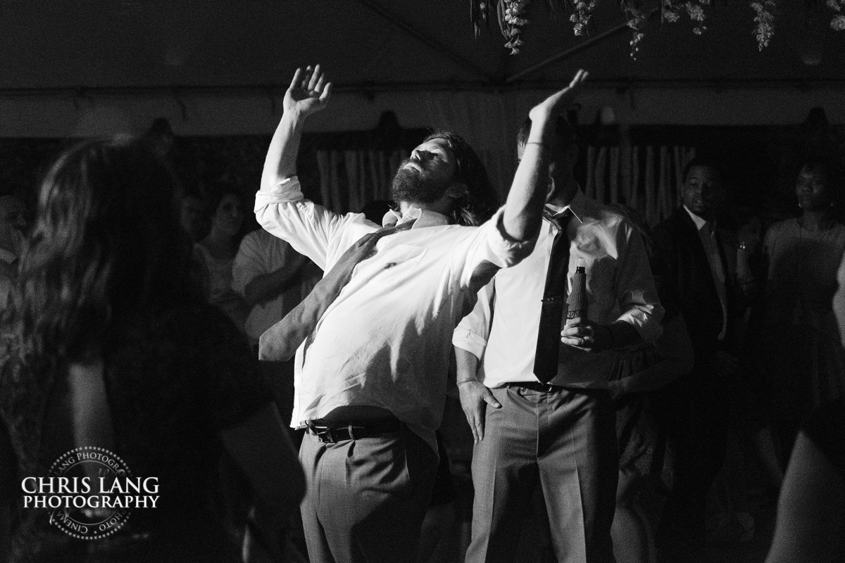 fun dancing photo - wedding reception photos - wedding reception ideas -bride - groom - wilmington nc wedding photography - 
