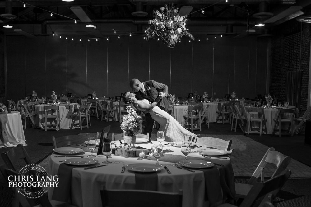 bride and grrom dance photo - Wilmington wedding photography - night wedding photography - evening wedding photos- bride - groom -  night time wedding photo ideas - low light wedding photography - wilmingotn nc wedding photographers