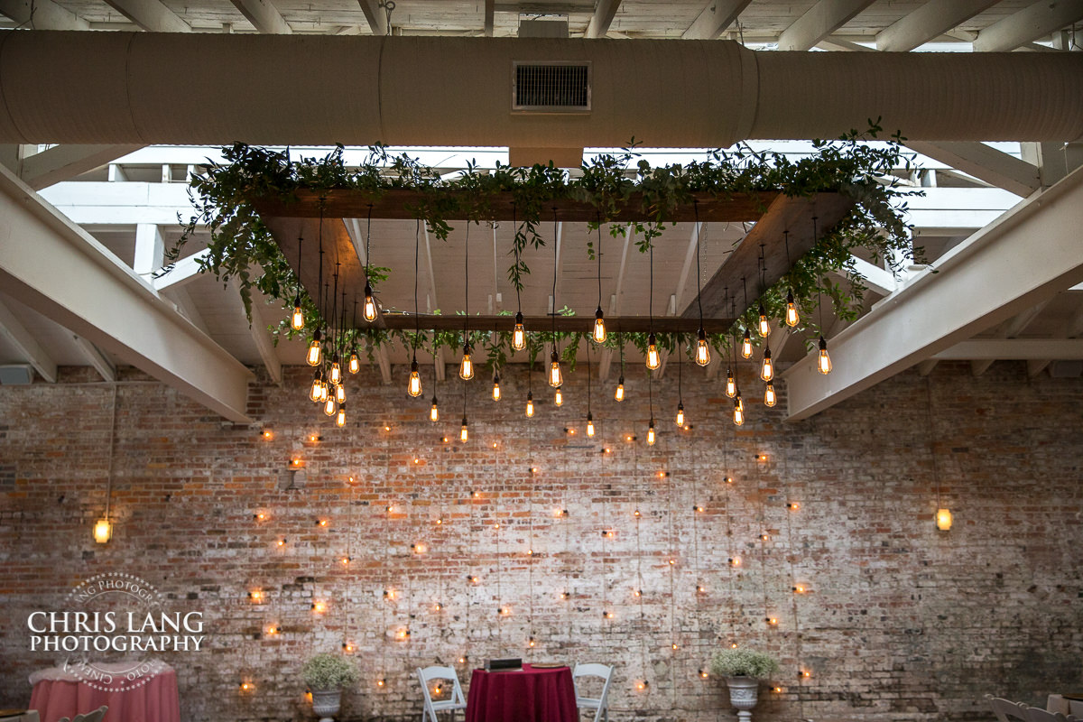 bakery 105 - wedding venue - wilmington-nc - wedding photo - ideas - edison lighting