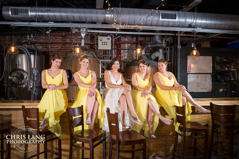 bridesmaids - ironclad brewery - wedding photo - wedding photography - wedding & reception ideas - 