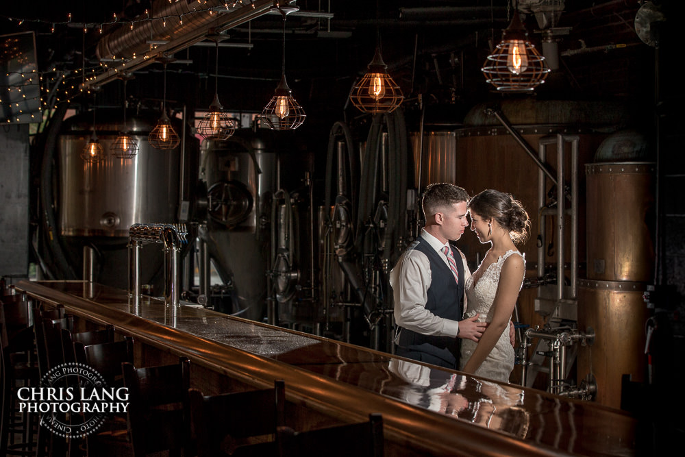 bride and groom - ironclad brewery - wedding photo - wedding photography - wedding & reception ideas - 