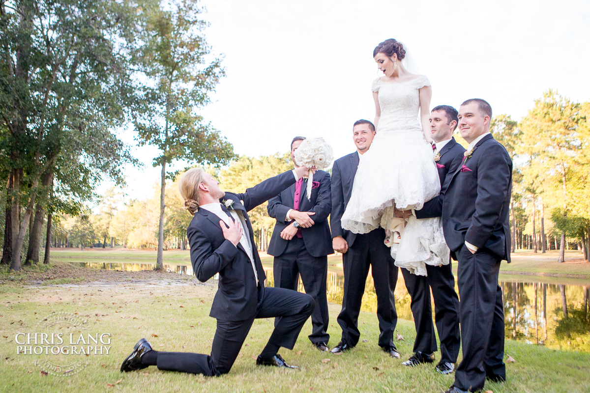 fun wedding party photos