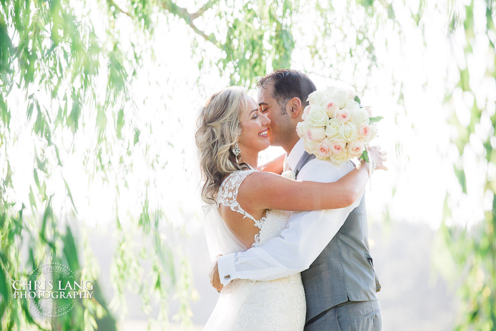 bride -groom- lifestyle wedding portrait - wilmington wedding photography - wedding photo ideas - natural light wedding photography 